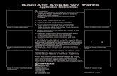 KoolAir Ankle w/ Valve · PDF file KoolAir Ankle w/ Valve KoolAir Ankle KoolAir Ankle KoolAir Ankle Manufactured For: Breg, Inc. 2885 Loker Ave. East Carlsbad, CA 92010 U.S.A. P: 800-321-0607