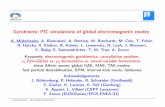Gyrokinetic PIC simulations of global electromagnetic modes · Keywords: electromagnetic gyrokinetics, cancellation problem, v k -formulation vs. p k -formulation vs. mixed-variable