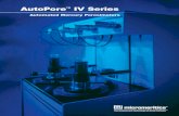 AutoPore IV Seriesgmkakiest.com/userfiles/Product/PDF/AutoPore_IV_Series.pdf · 2018. 10. 17. · numerous sample properties such as pore size distributions, total pore volume, total