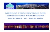 MEDIUM TERM REVENUE AND EXPENDITURE FRAMEWORK … · 1.1 Mayor’s Report 11 1.2 Council Resolutions 12 1.3 Executive Summary 22 1.4 Operating Revenue Framework 41 1.5 Operating Expenditure