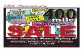15th Anniversary - 400-Mile Sale poster.4.pdf · 15th Anniversary. Title: 2019 tshirt.4 Created Date: 2/3/2019 10:36:01 AM ...