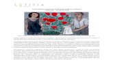 Letitia Gallery announces it will open in Beirut, Lebanon 1 February 31 March … · 2019. 1. 27. · Letitia Gallery announces it will open in Beirut, Lebanon 1 February – 31 March
