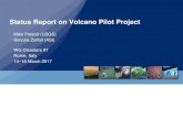 Status Report on Volcano Pilot Project - CEOSceos.org/document_management/Working_Groups... · Status Report on Volcano Pilot Project Mike Poland (USGS) Simona Zoffoli (ASI) WG Disasters