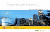 Resumen Ejecutivo – Evaluación del Plan de Ahorro y Eficiencia … · 2017. 7. 17. · Resumen Ejecutivo – Evaluación del Plan de Ahorro y Eficiencia Energética 2008 - 2012