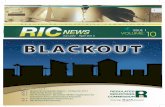 Januar y - April 2013 BLACKOUT Newslet… · BLACKOUT In thIs Issue: Pg. 2 Quarterly Complaints Report– 1st Quarter 2013 Pg. 3 Nationwide Power Outage Pg. 4 RIC Press Release–
