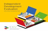Independent Development Evaluationidev.afdb.org/sites/default/files/documents/files/IDEV Brochure.pdf · evaluation in Africa, we publish all our evaluation reports, complemented