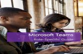 Microsoft Teams - Surfacems-surface.ru/wp-content/uploads/2017/04/Microsoft-Teams-Role-Sp… · daily standup can start the meeting directly from Teams by either scheduling a meeting