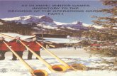 XV Olympic Winter Games Organizing Committee · Olympic Winter Games, were acquired by the City of Calgary Archives through an agreement signed 1990 January 22 between The City of