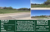 FOR SALE Ideal site for multi-office park. · PDF file 1400 Dallas Drive │ Denton, TX 76205 │ 940-320-1200 │ FOR SALE TBD W Southwest Pkwy │ Lewisville, TX 75067 John Withers,