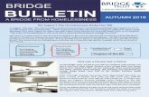 Bridge Trust - Newsletter Autumn 2016 - 09.16 Bridge Trust ......Sept. You will find a voting coupon in these papers released on these dates - Chronicle la, 8. and 15. Sept, Courier