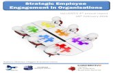 Strategic Employee Engagement in Organisations · 1. Employee Engagement: How much understanding? 2. Employee Engagement: Learning in organisations 3. Employee Engagement defined