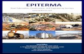 EPITERMA · 7/22/2019  · Client: First Quantum Minerals Ltd. Client: First Quantum Minerals Ltd. Steel Fabrication: 11,956.5 Tons Concentrate Filtration, Secondary Crushing, Crusher