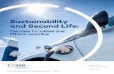 Sustainability and Second Life - IISD · Sustainability and Second Life: The case for cobalt and lithium recycling Executive Summary To support the transition to a low-carbon economy,