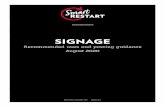 SIGNAGE - d1cjb8q1w2lzm7.cloudfront.net · signage in your area in a safe and effective manner. These instructions and recommendations encompass the following best practices: —