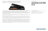 Epson Perfection V37 - Trade Scanners · PDF file Epson Perfection V37 DATASHEET Get superior-quality A4 scanning with the Epson Perfection V37 – an everyday scanner ideal for photos,