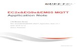 EC2x&EG9x&EM05 MQTT Application Note · 2020. 8. 6. · MQTT (Message Queuing Telemetry Transport) is a broker-based publish/subscribe messaging protocol designed to be open, simple,