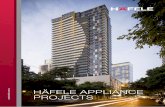 PROJECTS HÄFELE APPLIANCE€¦ · light and air. Häfele appliances were seen as the perfect fit for this iconic Gold Coast building. APPLIANCES SUPPLIED 7 Function Ovens – 539.07.041