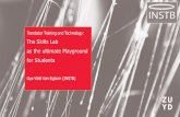 The Skills Lab 22 · 2016. 11. 7. · The Skills Lab as the ultimate Playground for Students Gys-Walt Van Egdom (INSTB) Slide type ZUYDAFBEELDING INVOEGEN HUISSTIJL KLEUREN Terwijl