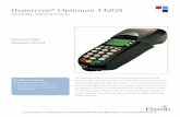 Hypercom Optimum T4205 - Burlington Bank Card · Hypercom ® Optimum T4205. Affordable, High-End Features. The Hypercom ® T4205 is an economical and reliable payment terminal with