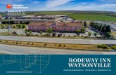 RODEWAY INN WATSONVILLE - Mahoney & Associates · The Rodeway Inn Watsonville is a 95-room interior corridor hotel which . sits on 2.5 acres of commercial zoned land located just