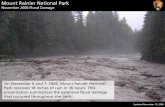 Mount Rainier National Parkhome.chpc.utah.edu/~u0035056/oldclass/web_log/Rainier_flood.pdf · Parkwide Trail Damage • Backcountry bridges and trails sustained extensive damage.