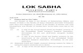 LOK SABHA - cms.neva.gov.in · conception and Pre-natal Diagnostic Techniques (Prohibition of Sex Selection) Act, 1994. The Minister of State in the Ministry of Parliamentary Affairs;