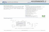 AOZ6605PI-1 · 2020. 7. 13. · Rev. 1.1 December 2017 Page 1 of 15 AOZ6605PI-1 EZBuckTM 5A Synchronous Buck Regulator General Description The AOZ6605PI-1 works from 4.5V to 18V input