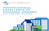 Professional Excellence in Housing Awards · µ o ]v,}µ ]vP/v µ W }( ]}vo Æ oo v ]v,}µ ]vPÁ W }P u About AHI Awards Professional Excellence in Housing history The Institute has