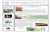 THE PURDUE WOMEN’S CLUB NEWSLETTER€¦ · need to form a “Century Fund,” to strengthen our support of Span Plan's scholarship program, ... Eighty percent of all visual impairment