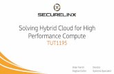 Performance Compute Solving Hybrid Cloud for High€¦ · OS • Linux Clouds • Azure • GCP • AWS • Openstack • Bare metal • KVM • Native Batch • SLURM • PBS / Moab