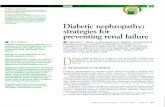 Diabetic nephropathy: strategies for preventing rena failurl e€¦ · DIABETIC NEPHROPATH SALEY AND HOOGWERM ••lj F TABLE CLINICAL PROGRESSION DIAGNOSIS, AN,D MANAGEMEN OFT DIABETI