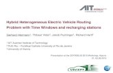 Hybrid Heterogeneous Electric Vehicle Routing Problem with ...vidalt/presentations/Slides-ODYSSEUS2015... · Hybrid Heterogeneous Electric Vehicle Routing Problem with Time Windows