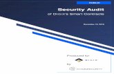 Security Audit · High C H M Medium H M L Low M L L During the audit concerns might arise or tools might ﬂag certain security issues. After careful inspection of the potential security