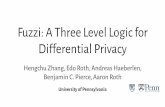 Fuzzi: A Three Level Logic for Differential Privacyahae/talks/fuzzi-icfp2019.pdf · 2019. 11. 18. · Fuzzi and its Three Levels Advanced Probabilistic Couplings for Differential