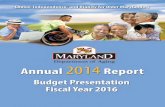Untitled-1 1 12/5/2014 2:44:46 PM - Maryland State Archives · 2015. 4. 17. · Untitled-1 1 12/5/2014 2:44:46 PM. Maryland Department of Aging 2014 Annual Report l Budget Presentation
