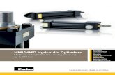 HMI/HMD Hydraulic Cylinders · HMI and HMD Series Introduction The HMI and HMD ranges described in this catalogue are Compact Series cylinders to ISO 60 0/ and DIN 4 554, rated for