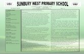 TIMELINE - Sunbury West Primary School€¦ · TIMELINE Term 2 2nd May Prep Information Session 7pm 3rd May Yr 3-6 House Cross Country 3rd May Frankie & Co Fundraiser 6th May Curriculum