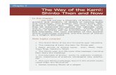 Chapter 3 The Way of the Kami: Shinto Then and No · • The Shinto year and life-cycle rites passage, including New Years and weddings • Five keynotes of Shinto: purity vs. pollution,