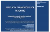Danielson’s FRAMEWORK FOR TEACHING DOMAINS & … Specialists...Setting instructional outcomes Demonstrating knowledge of resources Designing coherent instruction Designing student