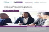 Recruit, Select, and Support: Turnaround · Public Impact Recruiting and Selecting Turnaround Leaders University of Virginia Partnership for Leaders in Education Facilitator’s Guide—5