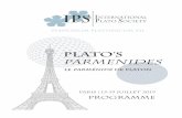 EXECUTIVE - Université Paris 1 Panthéon-Sorbonne...11:00 Auditorium Parallel session 1 François Renaud Poésie et poétique dialogique dans le prologue du Parménide Lidia Palumbo