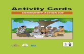 ACTIVITY CARD FINAL CD 1 - The Compass...What plants or flowers can you smell? Are there smells you can t identify? Describe these. Do you smell rubbish, pools of dirty water, human