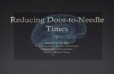 Reducing Door-to-Needle Times · “CODE FAST: a quality improvement initiative to reduce door-to-needle times” – Journal of Neurointerventional Surgery 2015 Total of 93 patients