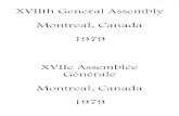 XVIIth General Assembly Montreal, Canada - IAU Recommends that administrations adhering to the IAU,