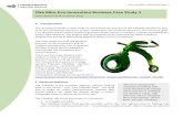 Yike Bike: Eco-innovation Business Case Study...Eco innovation case study report 1 4.3 Testing and demonstration As previously outlined, the YikeBike was developed through an iterative