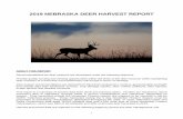 2019 NEBRASKA DEER HARVEST REPORToutdoornebraska.gov/.../2020/08/2019-Deer-Harvest-Report.pdf · 2020. 8. 26. · 2 2019 DEER SEASON HARVEST Table 1. 2019 Either sex/buck only permit