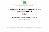 Câmara Especializada de Agronomia – CEA · 2016. 2. 29. · SERVIÇO PÚBLICO FEDERAL CONSELHO REGIONAL DE ENGENHARIA E AGRONOMIA DO ESTADO DE SÃO PAULO – CREA-SP Câmara Especializada