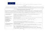 This action is funded by the European Union Document_FR… · 8. Markers (from CRIS DAC form) General policy objective Not targeted Significant objective Main objective Participation