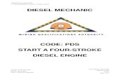 CODE: PDS START A FOUR-STROKE DIESEL ENGINE - Learning Material.pdf · ITEM / TASK: Exhaust stroke. DESCRIPTION: As the piston nears the end of the power stroke, the exhaust valve