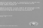 BULLETIN DE L'INSTITUT ROYAL - biblio.naturalsciences.bebiblio.naturalsciences.be/rbins-publications/bulletins-de-linstitut... · Michael SCHMITT (B01m, Germany) Dan BICKEL (Sydney